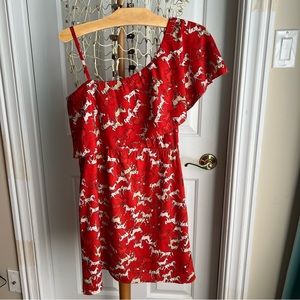 /Indulge/ Horse Design one shoulder Dress